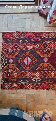 Старинно иранско килимче, снимка 4 - Килими - 50567324