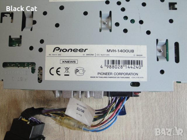 Pioneer, MVH-1400UB, Audio Player / Пайнер – автомобилен MP3 плеър, авто радио, WMA, кола, автомобил, снимка 9 - Аксесоари и консумативи - 41500741