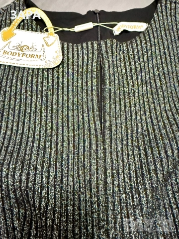 Сребриста рокля, нова, снимка 5 - Рокли - 52684523