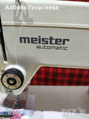 Метална шевна машина MEISTER AUTOMATIC - W .GERMANY-  95 W , снимка 3 - Шевни машини - 53685942