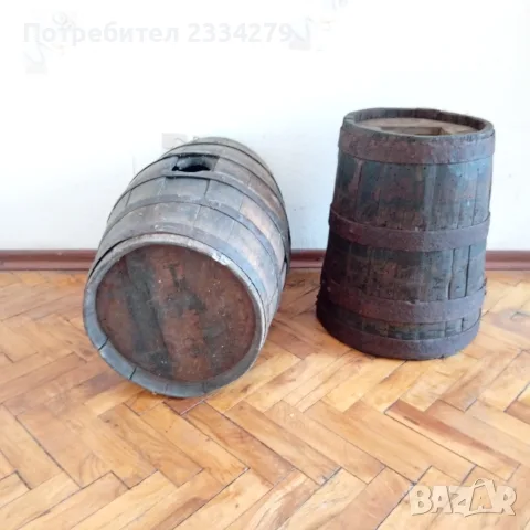 Стари дървени съдове, крини за зърно и сита за брашно и други. , снимка 12 - Антикварни и старинни предмети - 52320068