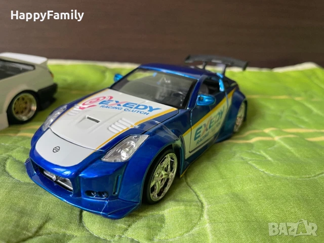 Мащабен модел Nissan 350z 1:24 Jada Toys Бързи и Яростни