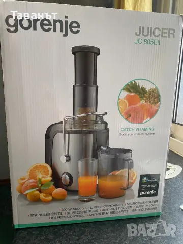 Сокоизтисквачка Gorenje, снимка 2 - Сокоизстисквачки и цитрус преси - 48701582
