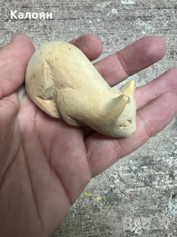 Дървена котка - ръчна изработка , снимка 7 - Други ценни предмети - 51112416