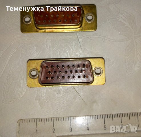 Комплект конектори РП15-23ШВВ  и  РП15-23ГВВ вилка и розетка, снимка 2 - Друга електроника - 42089484