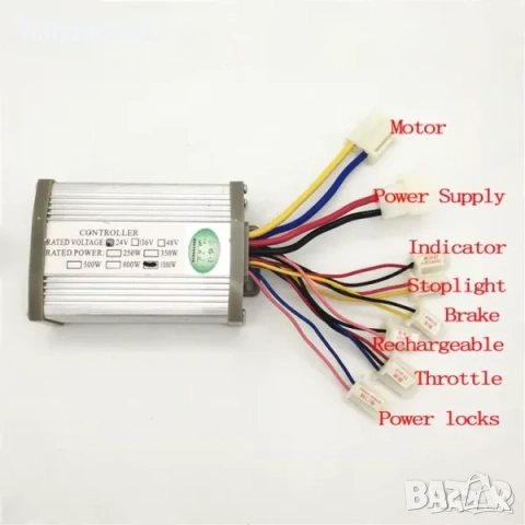 Контролер за електрически велосипед / скутер 1000W / 24V за четков мотор