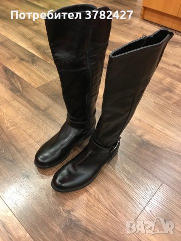 Дамски Кожени Ботуши 40 номер, снимка 2 - Дамски ботуши - 44421952