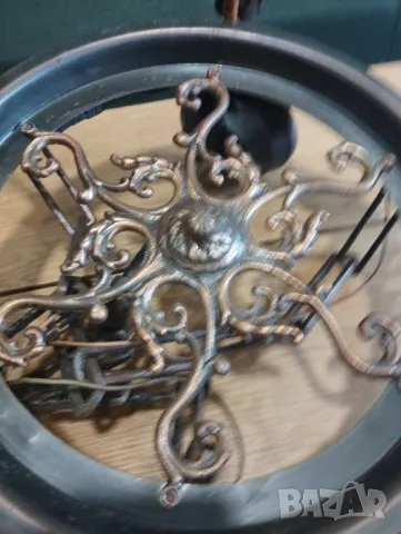 Стар полилей от ковано желязо., снимка 4 - Антикварни и старинни предмети - 49027273