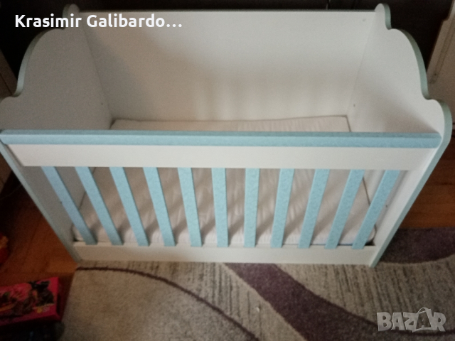 Бебешко креватче с матрак, снимка 1 - Бебешки легла и матраци - 44776812