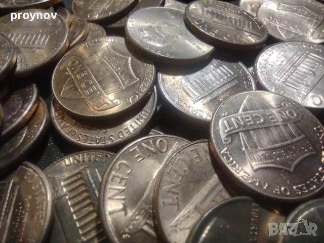 100 бр. Американски монети от 1 цент 50% намаление, снимка 2 - Нумизматика и бонистика - 52338258