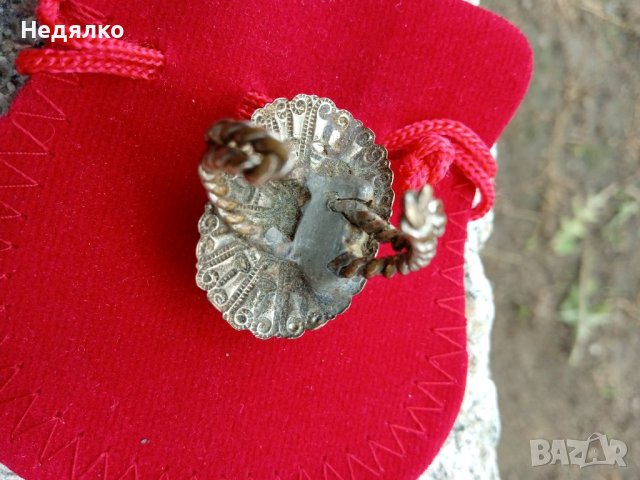 Красив стар пръстен с аметист , снимка 5 - Антикварни и старинни предмети - 41182926