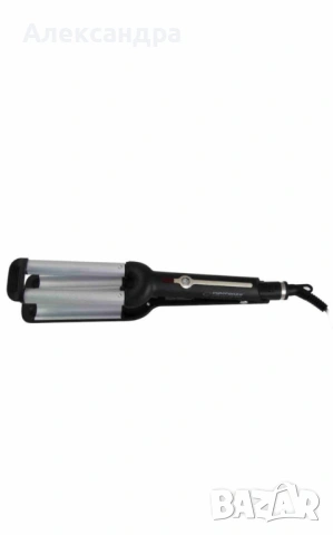 Ретро преса за коса Esperanza Isabella EBL013, 55W, Керамично покритие, 200 C, Черен/сив, 2 ГОДИНИ Г, снимка 3 - Аксесоари за коса - 53512386