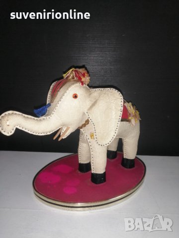 Сувенир слон от кожа, снимка 4 - Статуетки - 40191987