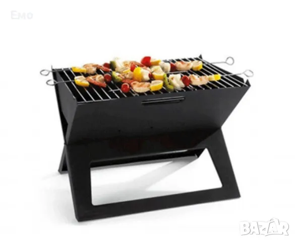 Барбекю на дървени въглища с емайлирано покритие REVERIE RG-28, снимка 8 - Барбекюта - 47740847