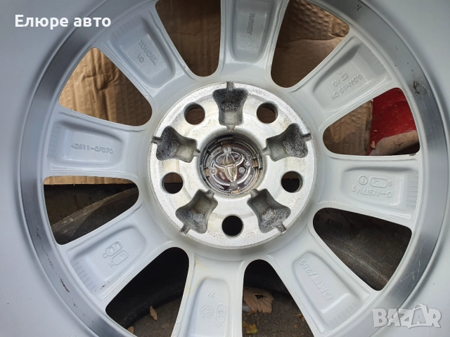 Джанти Тойота 5x114,3x6,5J16ет45, снимка 13 - Гуми и джанти - 51842067
