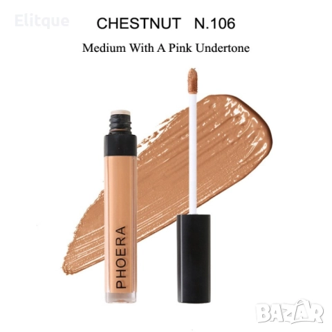 Течен коректор за лице с дълготраен ефект в удобен апликатор PHOERA - HZS304, снимка 7 - Други - 52830670