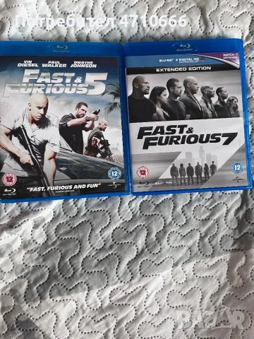 Бързи и Яростни 5 и 7 Blu-ray ( Fast and Furious 5 and 7 Blu-ray )