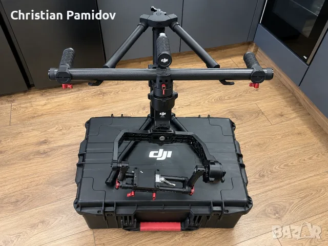 DJI Ronin 1 – пълен оригинален комплект с голям транспортен куфар, снимка 2 - Чанти, стативи, аксесоари - 56132111