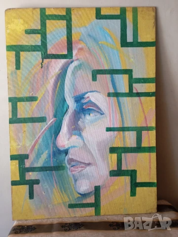 Картина двустранно рисувана, снимка 3 - Картини - 51429916