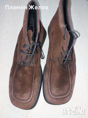 Мъжки кожени обувки , снимка 2 - Мъжки боти - 36170602