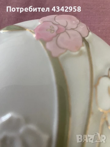 Порцеланова кутия за бижута. Германия, снимка 4 - Антикварни и старинни предмети - 51316306