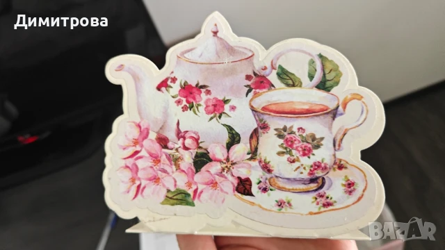 Салфетник с флорални мотиви