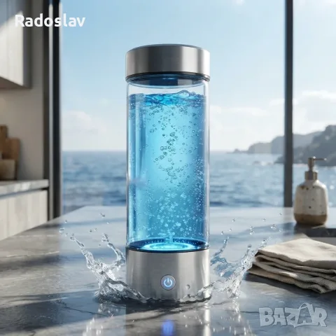 Иновативна преносима бутилка за водородна вода 420 мл (Rich Hydrogen Water Bottle)