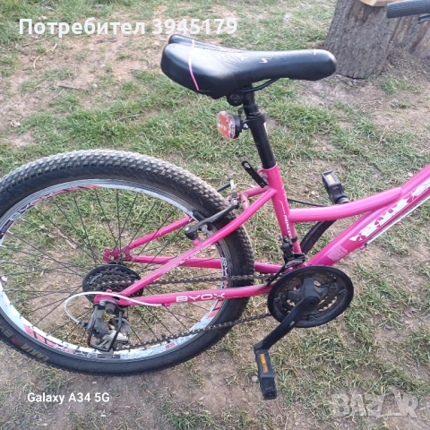 Детско колело 24 цола с нормални следи от употреба., снимка 4 - Велосипеди - 53850230