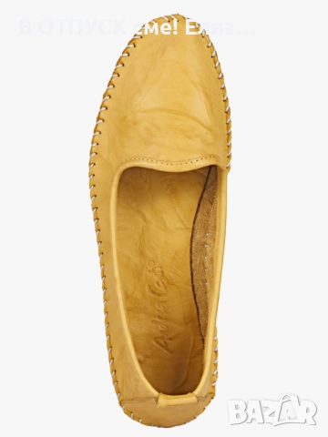 andrea conti woman slipper yellow Естествена кожа обувки жълти тип еспадрили.меки и леки, снимка 5 - Дамски ежедневни обувки - 51481963