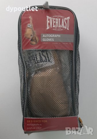 Златни боксови ръкавици Everlast Autograph .                    , снимка 6 - Фен артикули - 39682719