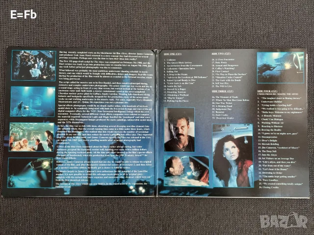 Продавам филма Бездната / The Abyss на Laserdisc, снимка 3 - Други жанрове - 55741338