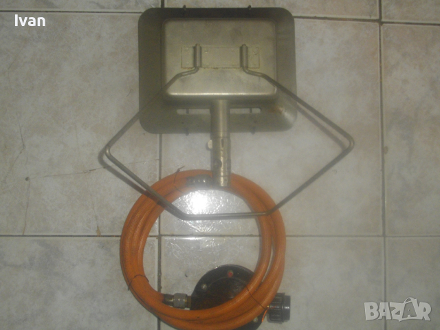 Газов Пропан-Бутан Отоплител Печка Пита-Старо Немско Качество-VEB-Коплект Маркуч/Редуцир Вентил VEB, снимка 14 - Други инструменти - 44682822