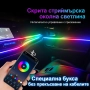 RAINBOW LED амбиентно осветление за автомобили с RGB 256 цвята, 18 в 1, снимка 3