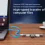 Чисто нов евтин 4-Port USB 3.0 Hub (разлонител, сплитър), снимка 3