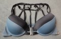 Cybele 70A сутиен в сиво и черно с предно закопчаване, снимка 7