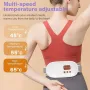 Sunhill USB Зареждащ се Електрически Нагревателен Колан,Вибриращ Масаж на Талията, снимка 3