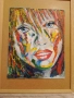 Продавам картина маслени бои Момиче, снимка 1