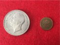 Монети 1937 България - Сребърна (Ag500) 100лв и 50ст, снимка 2
