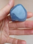 Син Халцедон - Рядък, Полиран камък, Кристали и Минерали, снимка 3