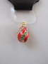 Фино дамско колие с висулка- Яйце Фаберже, ново, снимка 3