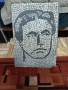 Мозаечен портрет на Васил Левски. , снимка 1