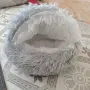 Мека плюшена къщичка за коте, снимка 1