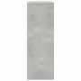 vidaXL Бюфет с 6 чекмеджета, бетонно сив, 50x34x96 см, инженерно дърво, снимка 5