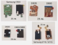 Дисплеи за Samsung C520, D520, D800,D520,D800,D808,E710,E715,E310,X400,T100,P300,T200,T500,E2600,E39, снимка 1