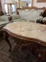 Барокова холна гарнитура комплект с маса и табуретка , снимка 8