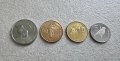 Монети. Африка. Замбия.  5, 10, 50 нгве  и 1 квача. 2012 год . 4 бр. 