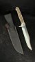 Класически немски Bowie ловен нож Linder Solingen. (169216), снимка 2