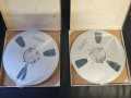 Лот от 2бр - 26,5см 10,5" алуминиева магнетофонна ролка Scotch С лента и кутия. В много добро състоя, снимка 2