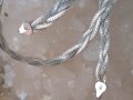 Сребърни колие и гривна - Италия 925, снимка 2