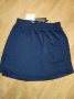 Дамска къса пола в тъмно син цвят M размер Vila clothes цена 25 лв. + подарък обеци, снимка 3